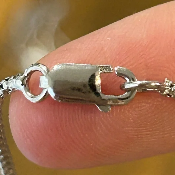 Rhodium over 925 Sterling Silver Freshwater Pearl Dangle Earrings & Necklace Set - Picture 14 of 15